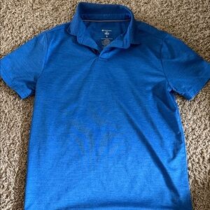 Members Mark Boys dri fit Blue Polo